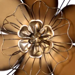 Wanddekoration aus Metall Blüte - Vien^Wohnen Clearance