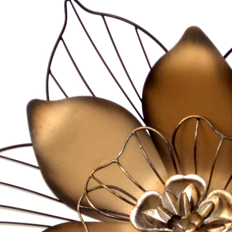 Wanddekoration aus Metall Blüte - Vien^Wohnen Clearance