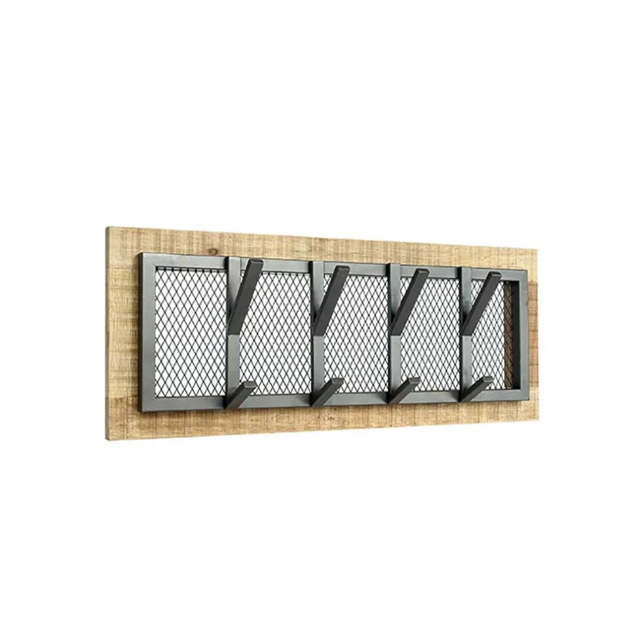 Wandgarderobe aus Metall in Schwarzgrau - Askim^Wohnen Online