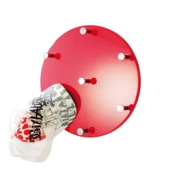 Wohnen Wandgarderobe Madita in Rot Hochglanz