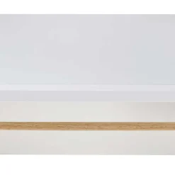 Wohnen Wandgarderobe mit Ablageboden & Holzstange - Catia