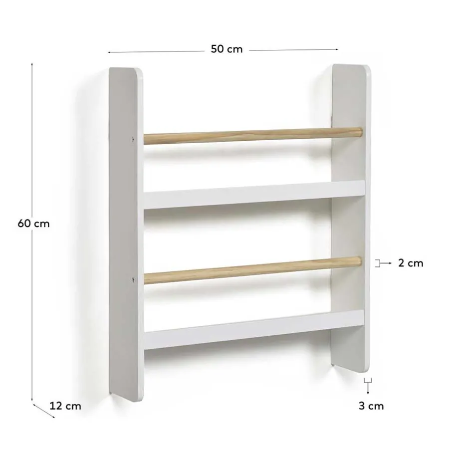 Kinder Wohnen Wandregal für Bücher - Titelpräsentation - Vellindro