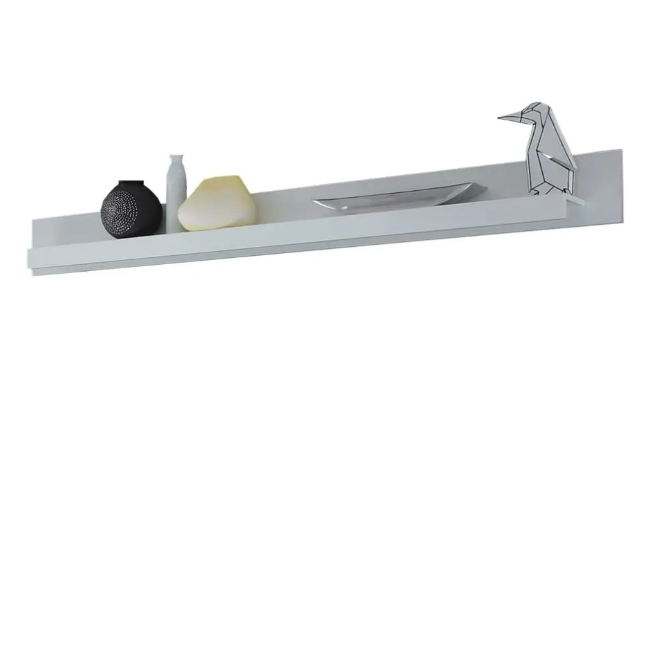 Wohnen Wandregal Jetongos in Weiß