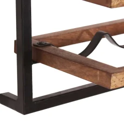 Wohnen Wandregal Kombination mit Flaschenablagen - Filurina (fünfteilig)