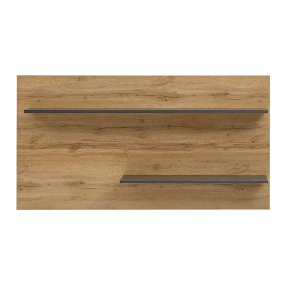 Wohnen Wandregal mit Rückwand ohne Seitenwände - Ahilav