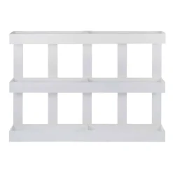 Wandregal Paletten Design in Weiß - Rivaso^Wohnen Hot