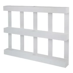 Wandregal Paletten Design in Weiß - Rivaso^Wohnen Hot