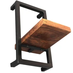 Wandregal Set aus Metall & Massivholz - Fiorda (siebenteilig)^Wohnen