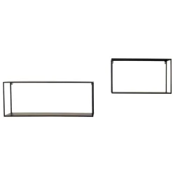 Wandregale ohne Rückwand Set - Krona (zweiteilig)^Wohnen Outlet