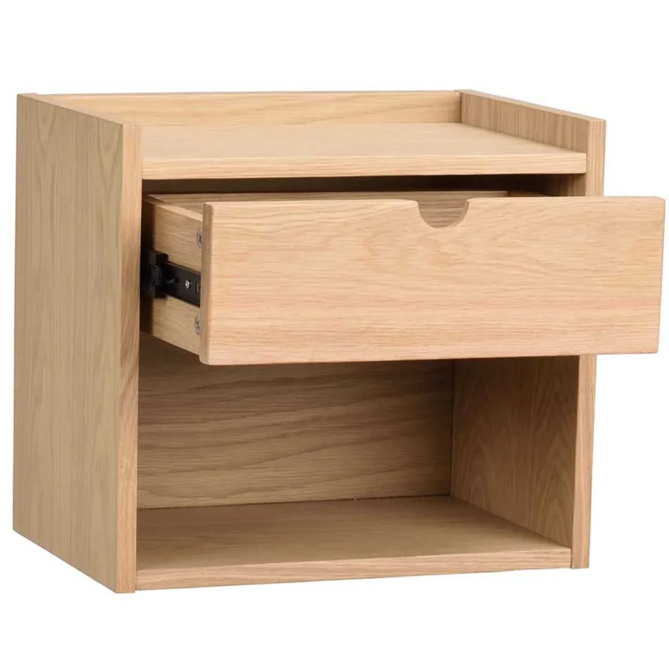 Wohnen Wandspiegel & Hänge-Kommode als Set - Pastranac (zweiteilig)