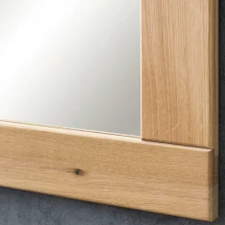 Wandspiegel aus Glas & Eiche Massivholz - Vervesdo^Wohnen Discount