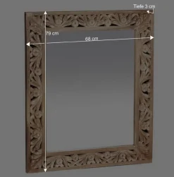 Wohnen Wandspiegel im Landhaus Vintage Look - Runiasa