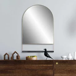 Wohnen Wandspiegel im Rundbogen Design - Alvios