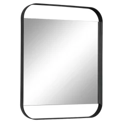 Wohnen Wandspiegel in Schwarz aus Stahl - Wonbra