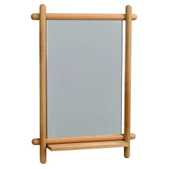 Wandspiegel mit Ablage aus Eiche - Nuymana^Wohnen Discount