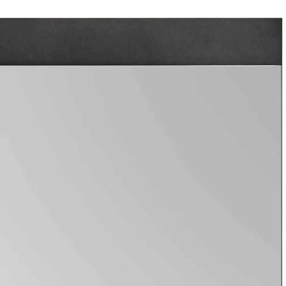 Wandspiegel mit Ablage in Dunkelgrau - Timuras^Wohnen Clearance