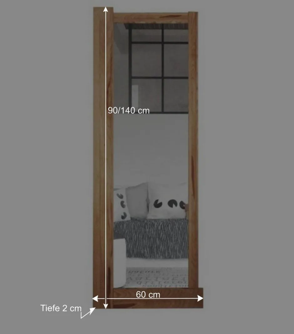 Wandspiegel Salomonia aus Kernbuche Massivholz^Wohnen Hot