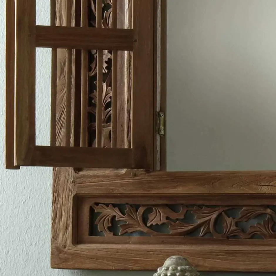 Wandspiegel Zenya mit Fensterläden^Wohnen Best