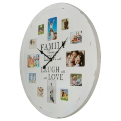 Wanduhr Family mit Platz für 12 Fotos - Bondo^Wohnen Sale