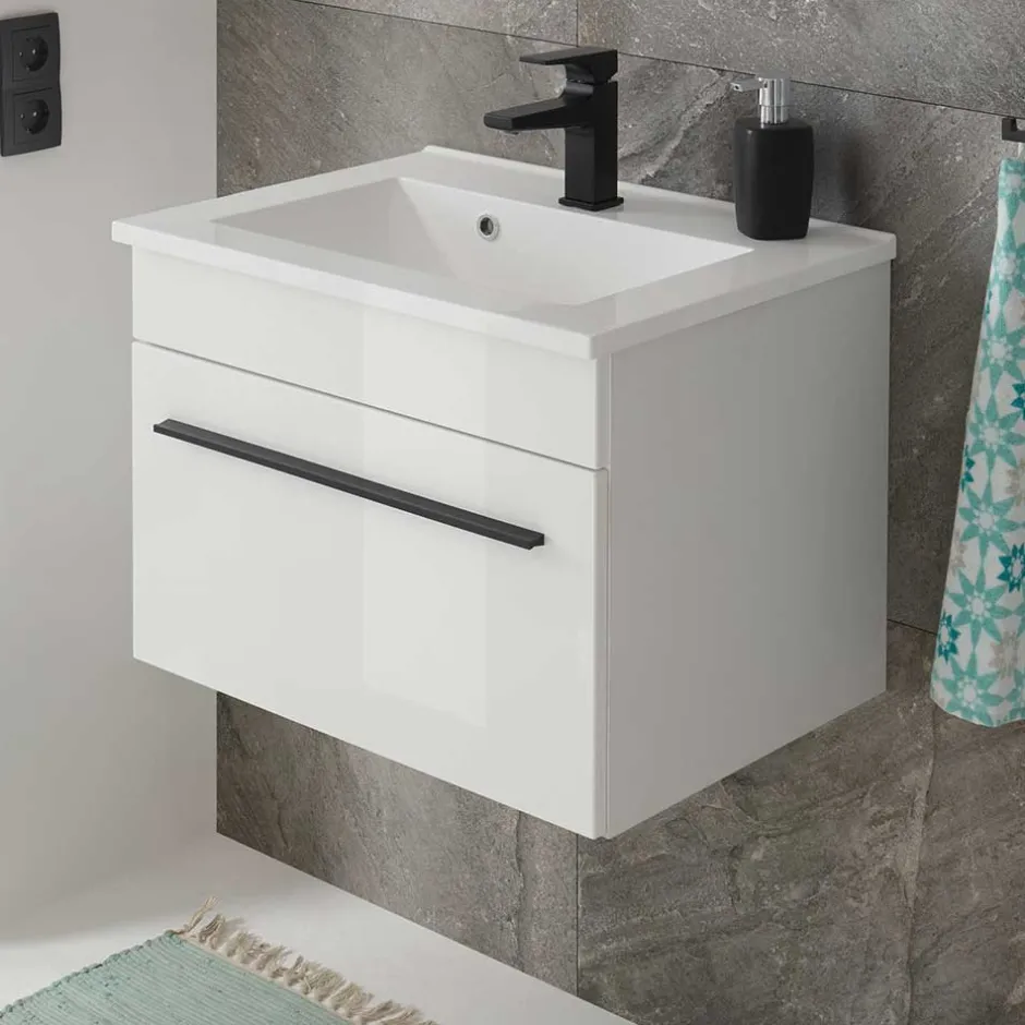 Wand-Waschtisch mit Klappe - Ingmesan^Wohnen