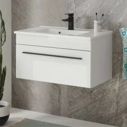 Wand-Waschtisch mit Klappe - Ingmesan^Wohnen