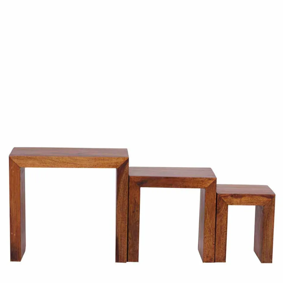 Wangen Dreisatztisch Hoslo ineinander schiebbar (dreiteilig)^Wohnen Best