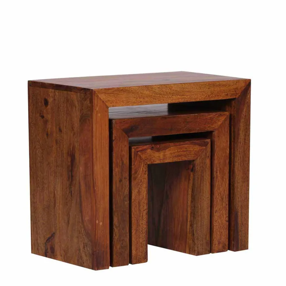 Wangen Dreisatztisch Hoslo ineinander schiebbar (dreiteilig)^Wohnen Best