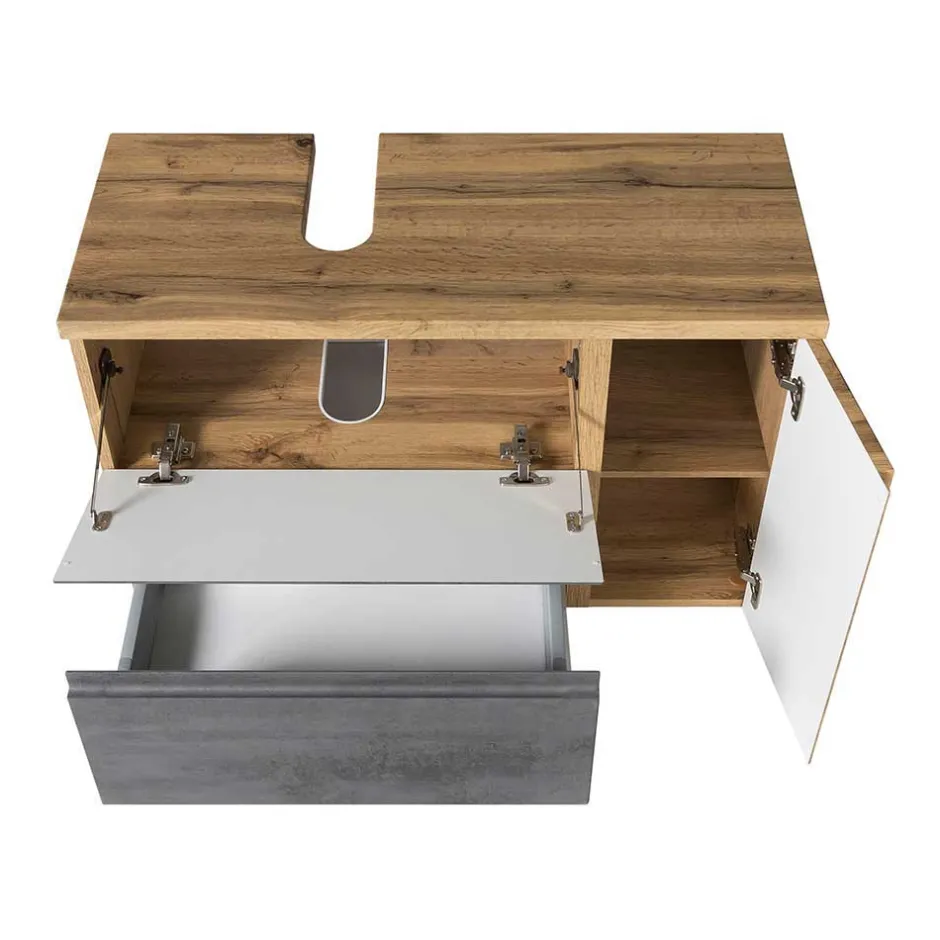 Waschbecken Badezimmerschrank stehend oder hängend - Mia^Wohnen Outlet