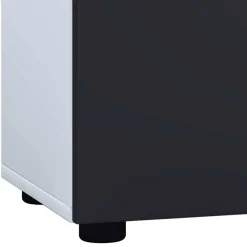 Waschbecken Badschrank in Weiß Schwarz - Cranies^Wohnen Sale