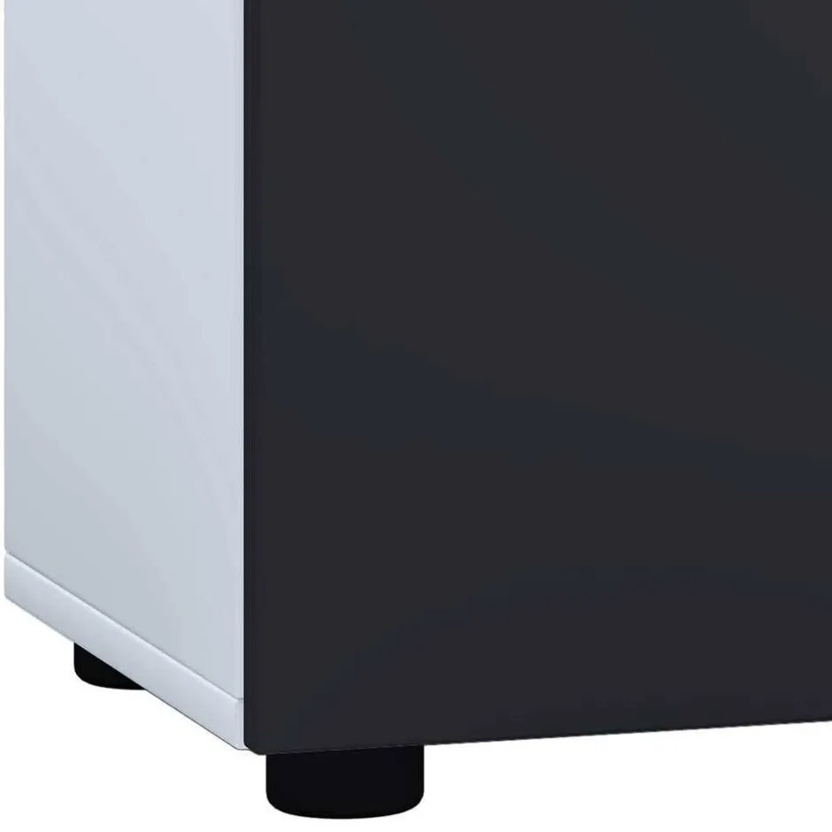 Waschbecken Badschrank in Weiß Schwarz - Cranies^Wohnen Sale