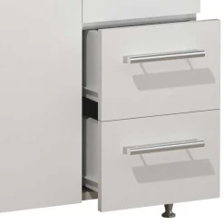 Wohnen Waschbecken mit Unterschrank in Weiß - Nancyssa