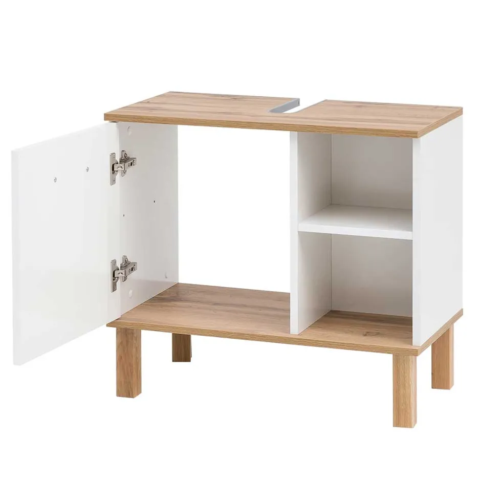 Wohnen Waschbecken Unterschrank mit Tür & 2 Fächern - Utiona