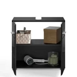 Waschbecken Unterschrank in Schwarz Hochglanz - Culina^Wohnen Online