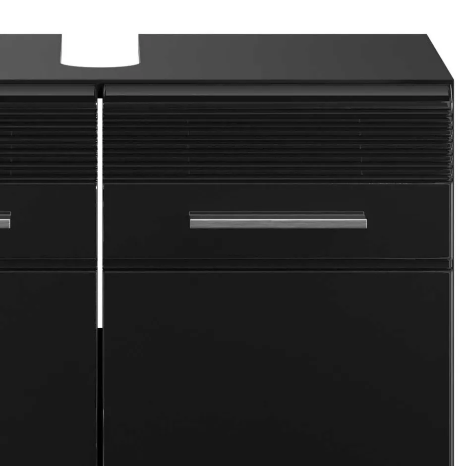 Waschbecken Unterschrank in Schwarz Hochglanz - Culina^Wohnen Online