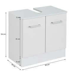 Waschbecken Unterschrank mit Doppeltür - Girios^Wohnen