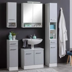 Waschbecken Unterschrank mit Doppeltür - Girios^Wohnen