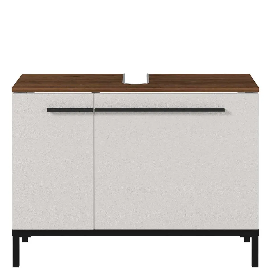 Wohnen Waschbecken Unterschrank in Hellgrau - Dolida