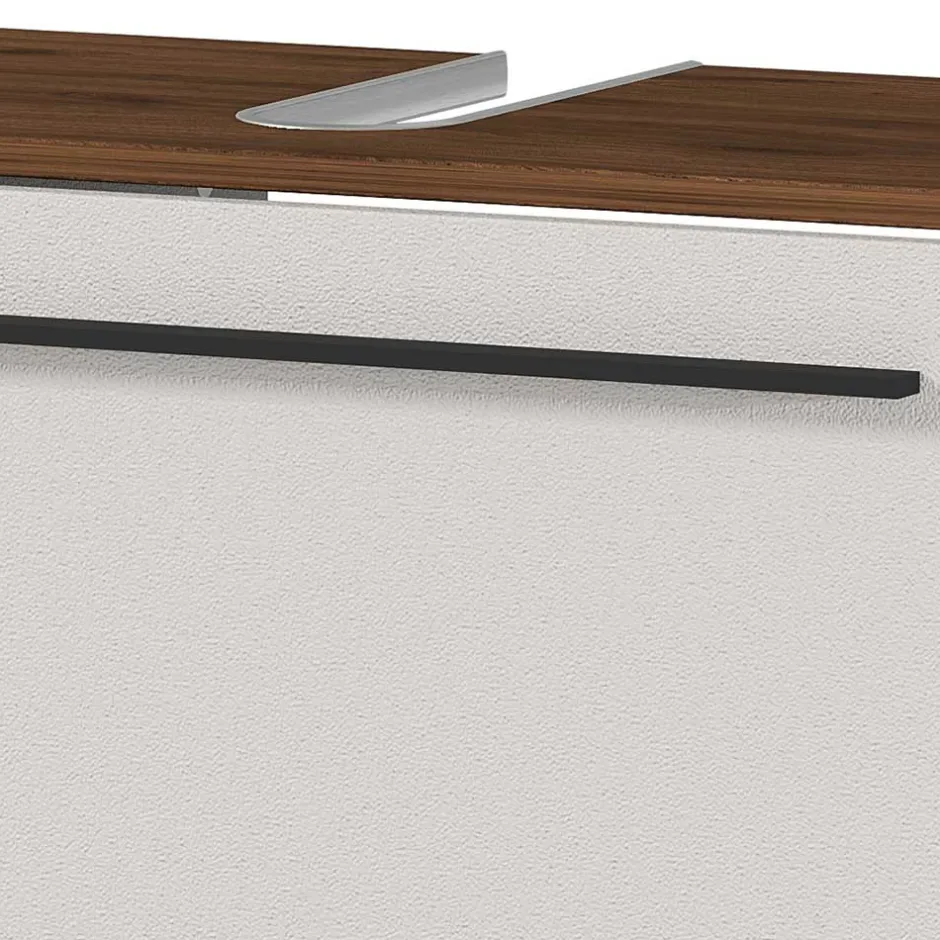 Wohnen Waschbecken Unterschrank in Hellgrau - Dolida