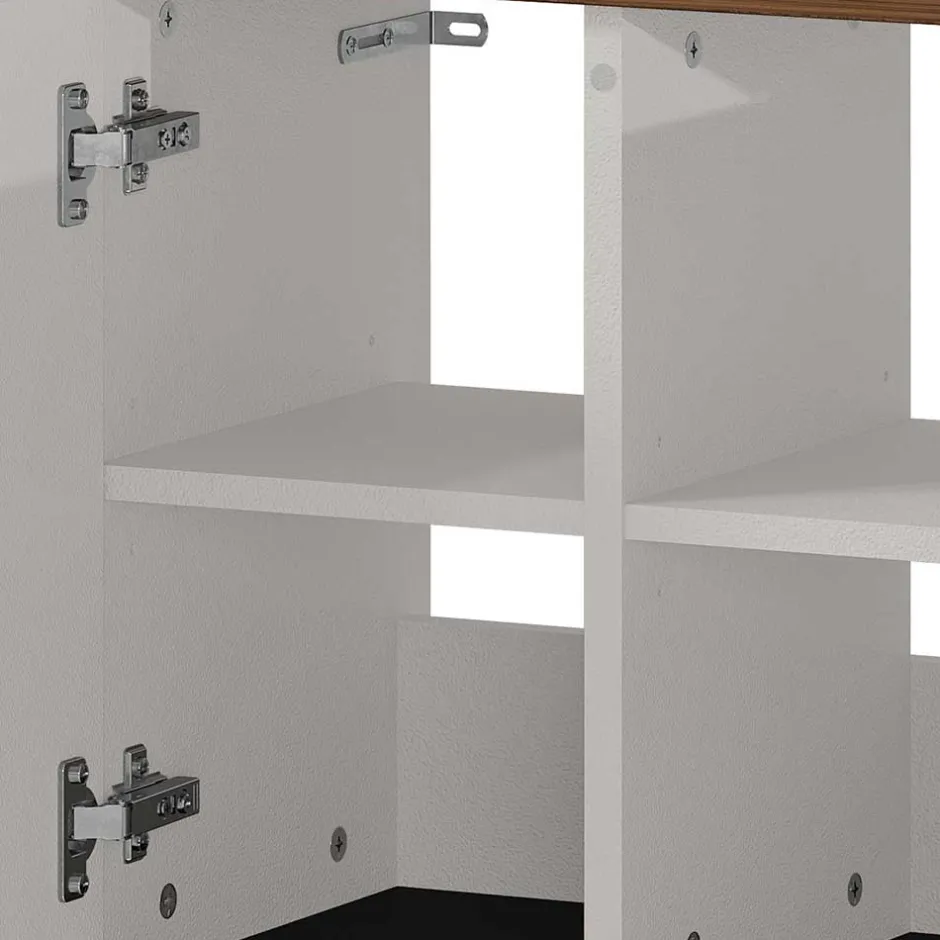 Wohnen Waschbecken Unterschrank in Hellgrau - Dolida