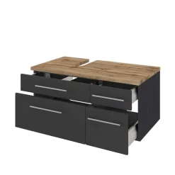 Waschbecken Unterschrank für Wandmontage - Estregos^Wohnen Outlet