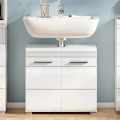 Wohnen Waschbecken Unterschrank mit Doppeltür - 60cm breit - Whale