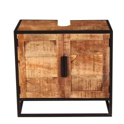 Waschbecken Unterschrank aus Massivholz - Evradon^Wohnen New