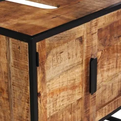 Waschbecken Unterschrank aus Massivholz - Evradon^Wohnen New