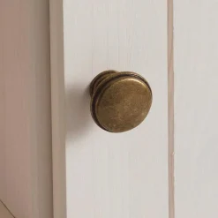 Wohnen Waschbeckenschrank aus Holz in Weiß - Cilao