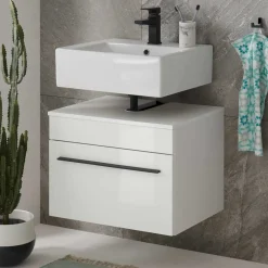 Waschbeckenschrank für die Wandmontage - Ingmesan^Wohnen Discount
