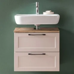 Waschbeckenschrank in Hellgrau - Trioto^Wohnen New