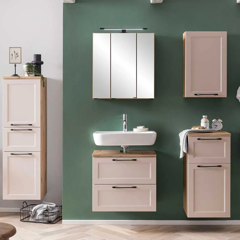 Waschbeckenschrank in Hellgrau - Trioto^Wohnen New