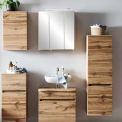 Waschbeckenschrank in Holzoptik Wildeiche - Drumias^Wohnen Sale