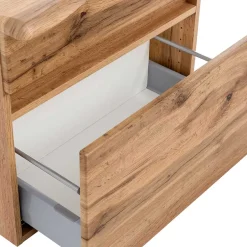 Waschbeckenschrank in Holzoptik Wildeiche - Drumias^Wohnen Sale