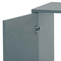 Wohnen Waschbeckenschrank in Petrol Blau & Eiche - Matrera